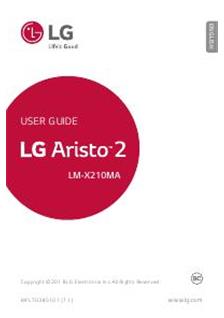 LG Aristo 2 manual. Camera Instructions.